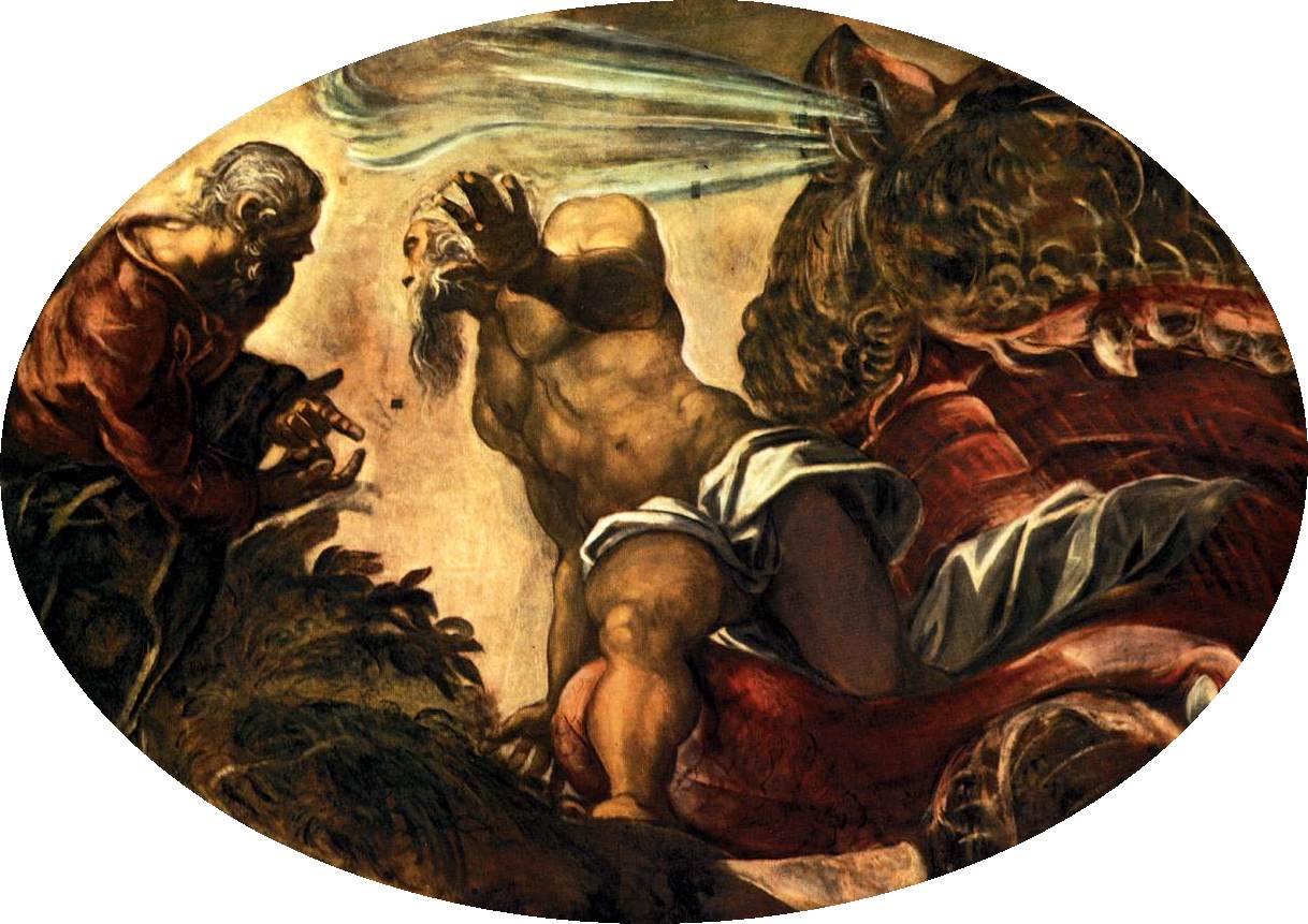 Jonas quitte le ventre de la baleine - Jacopo Tintoretto