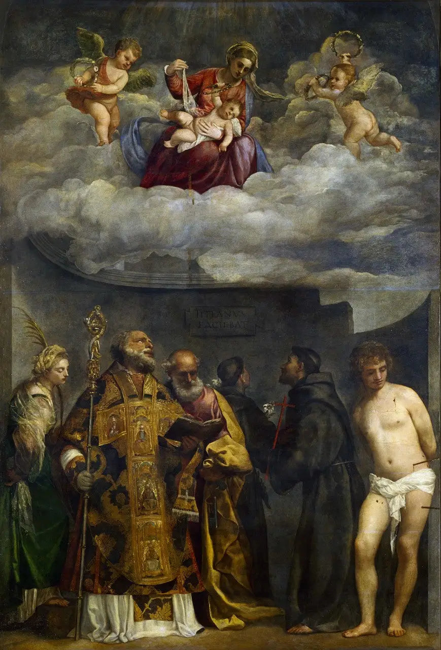 La Vierge de San Nicolò dei Frari - Titian - Alpha Reproduction