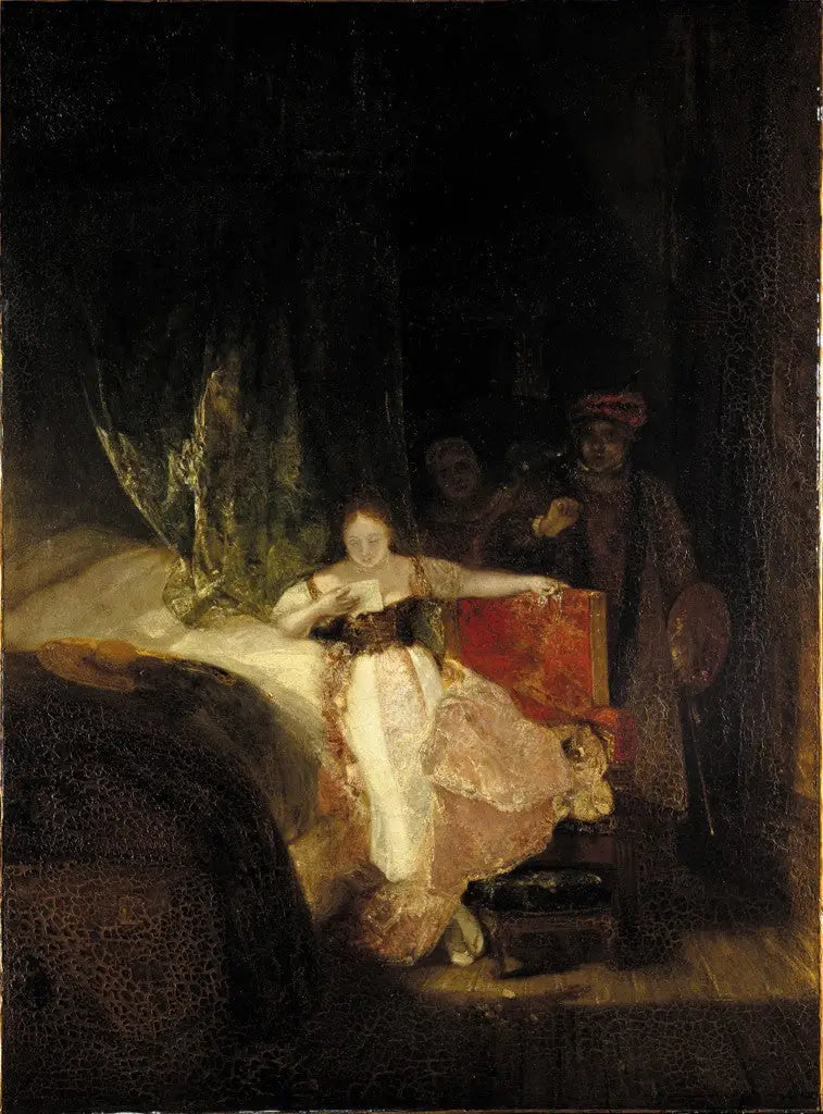 Reproduction du tableau « Rembrandt's Daughter - J. M. W. Turner » par Alpha Reproduction en peinture à l’huile