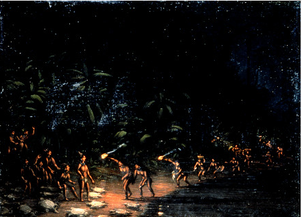 Chasse à la tortue - George Catlin