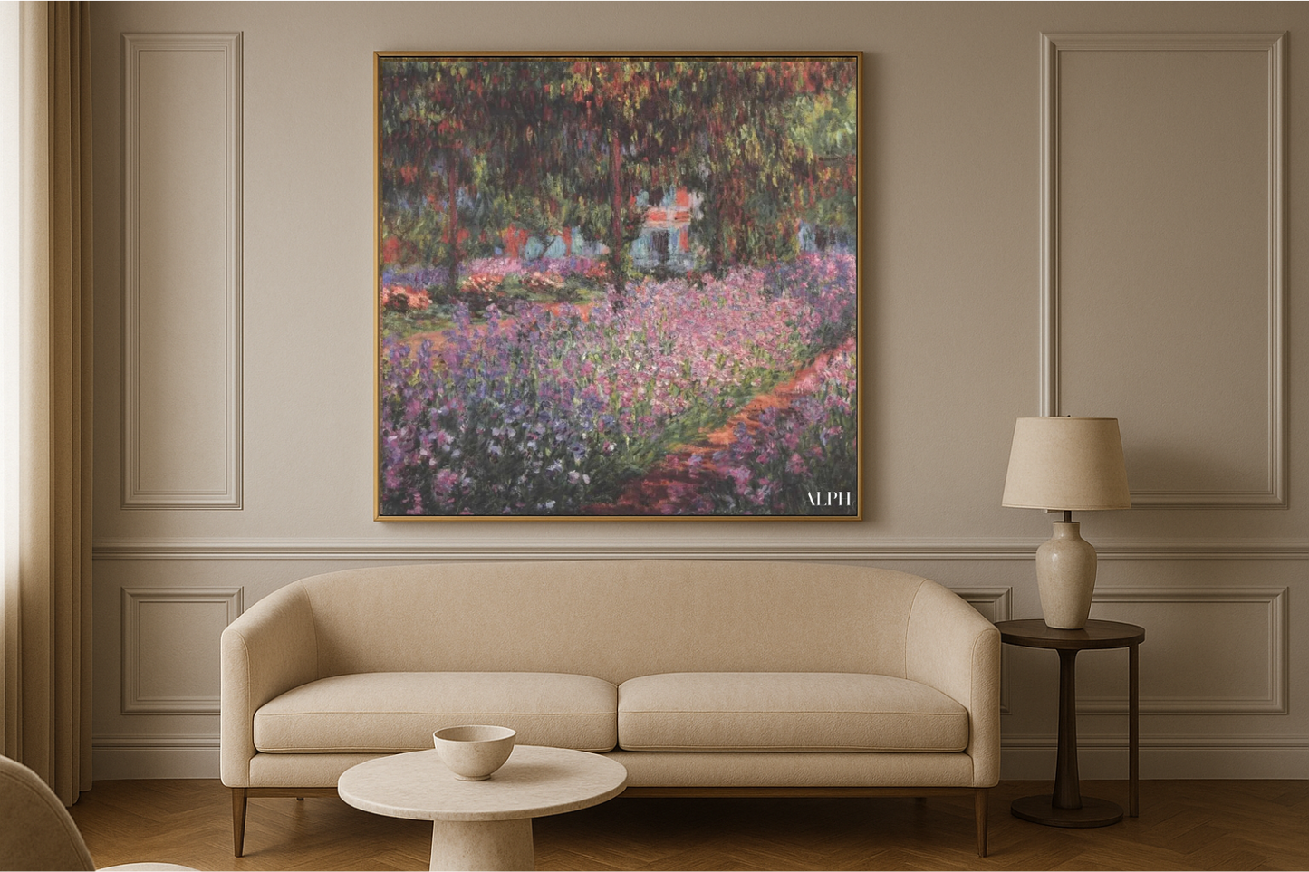 Le Jardin de l’Artiste à Giverny (Iris) – Claude Monet, vers 1900