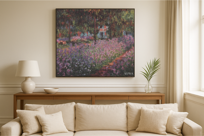 Le Jardin de l’Artiste à Giverny (Iris) – Claude Monet, vers 1900
