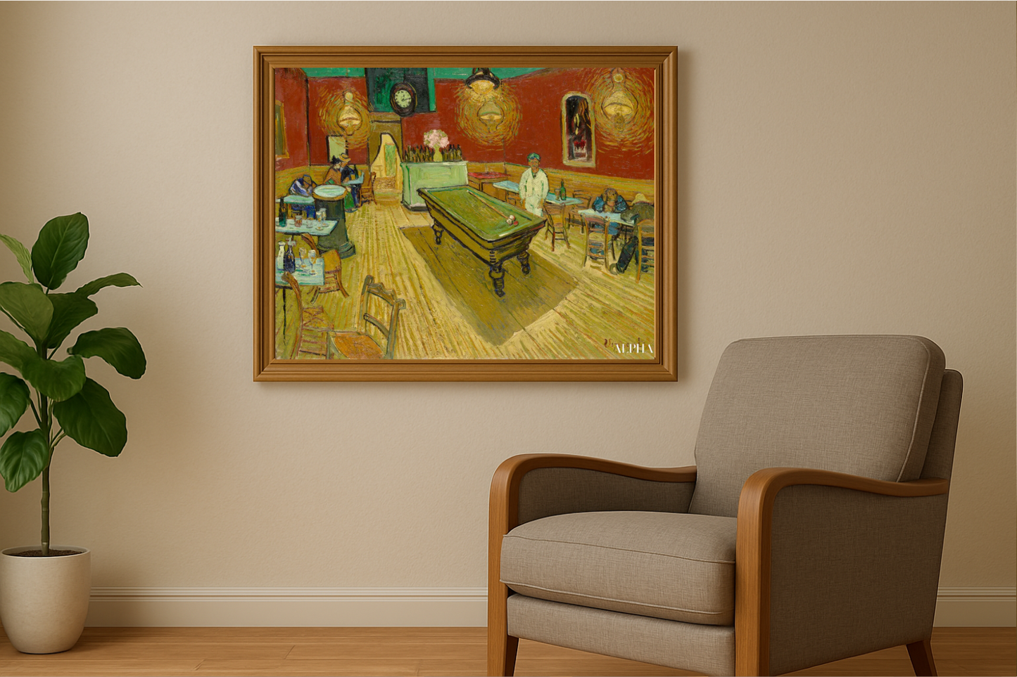🖼️ Le Café de nuit – Vincent van Gogh (1888)