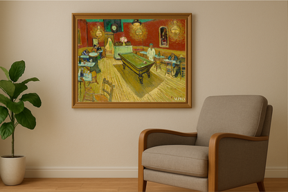 🖼️ Le Café de nuit – Vincent van Gogh (1888)