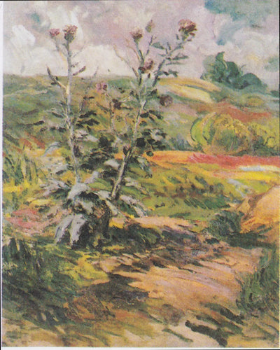 Reproduction du tableau « Deux chardons - Vincent van Gogh » par Alpha Reproduction en peinture à l’huile