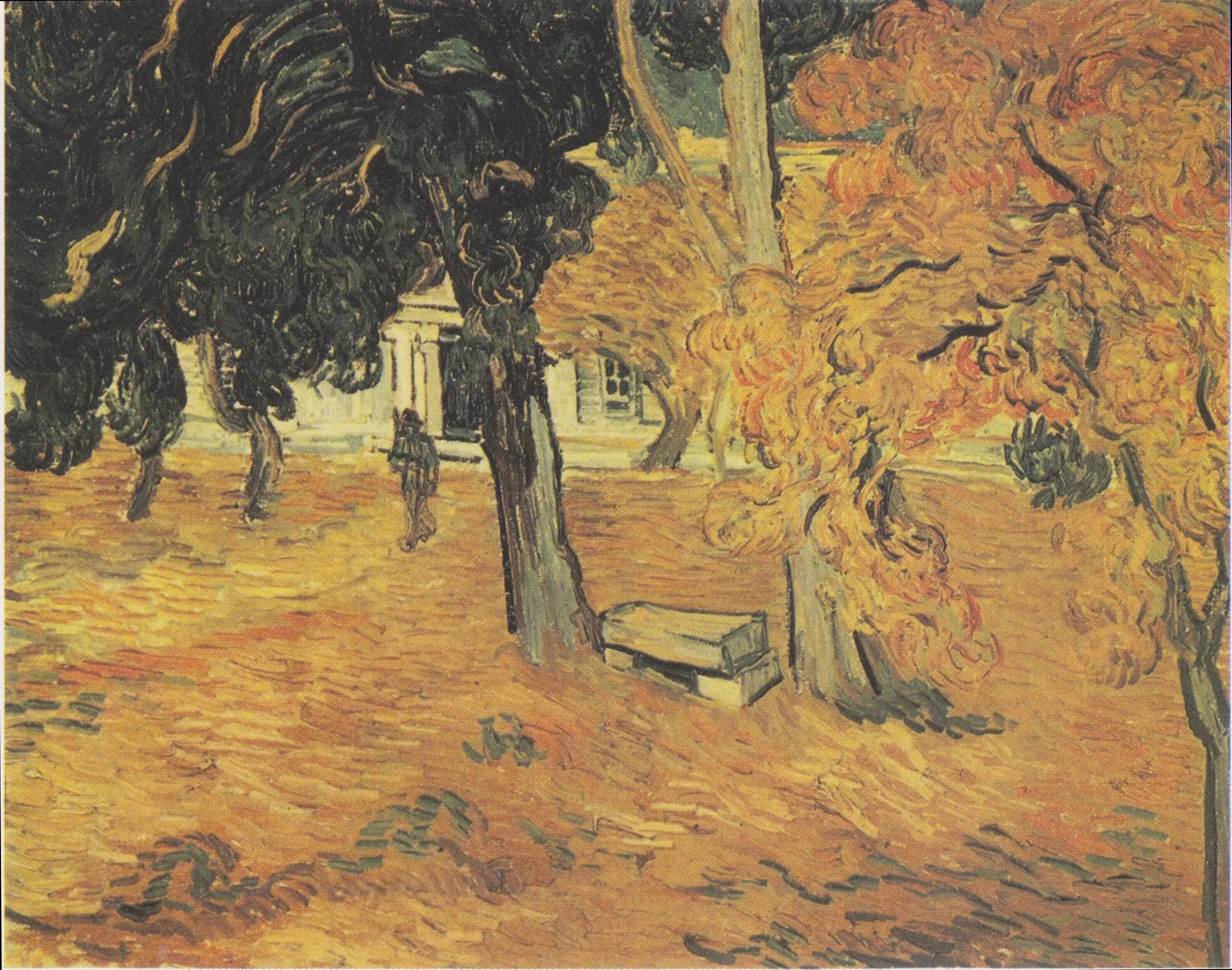 Reproduction du tableau « Jardin de l'hôpital Saint-Paul, Le - Vincent van Gogh » par Alpha Reproduction en peinture à l’huile
