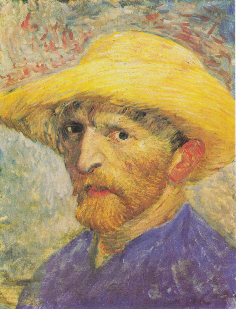 ภาพเหมือนตนเองใส่หมวกฟาง - Vincent van Gogh
