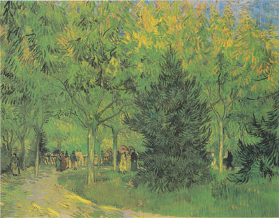 Reproduction du tableau « Une allée du jardin public d'Arles - Vincent van Gogh » par Alpha Reproduction en peinture à l’huile