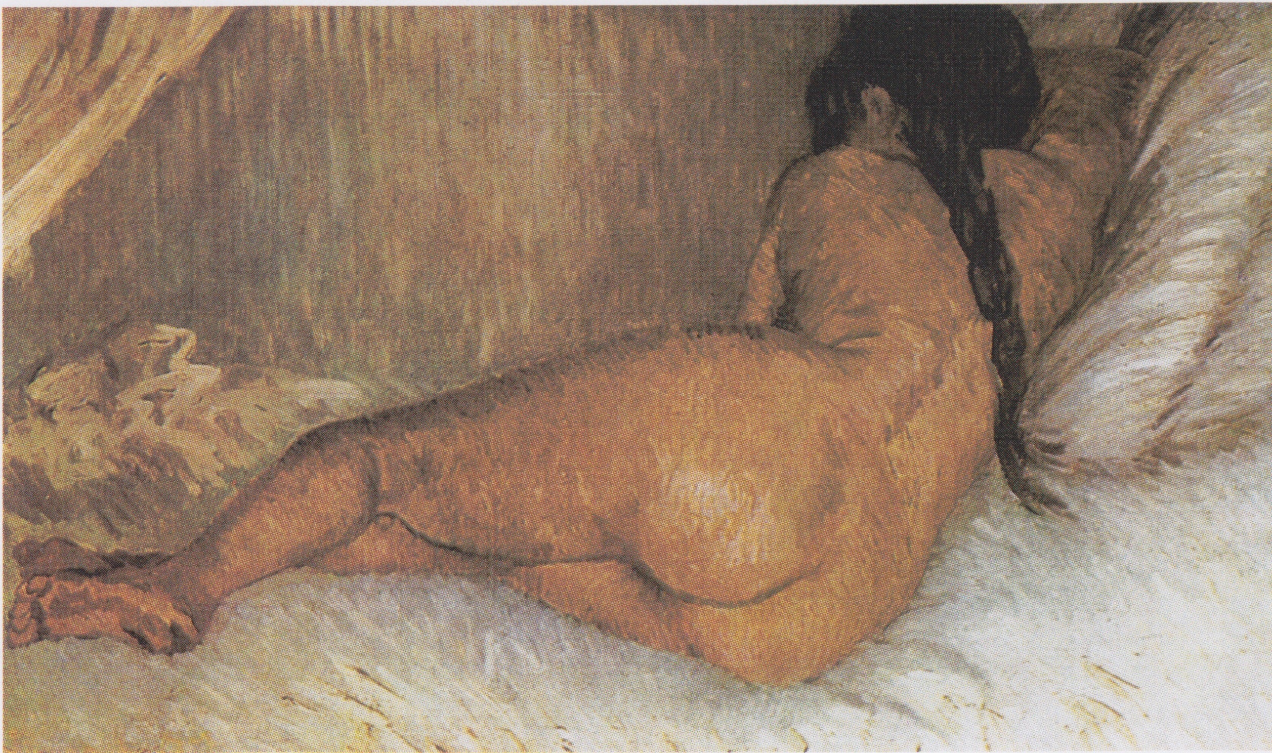ผู้หญิงเปลือยนอนหงาย, มุมมองจากด้านหลัง - Vincent van Gogh