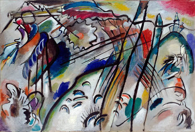 Reproduction du tableau « Improvisation 28 (deuxième version) - Vassily Kandinsky » par Alpha Reproduction en peinture à l’huile