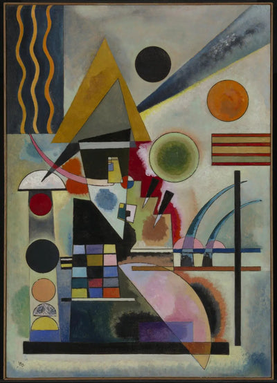 Reproduction du tableau « Équilibrage - Vassily Kandinsky » par Alpha Reproduction en peinture à l’huile