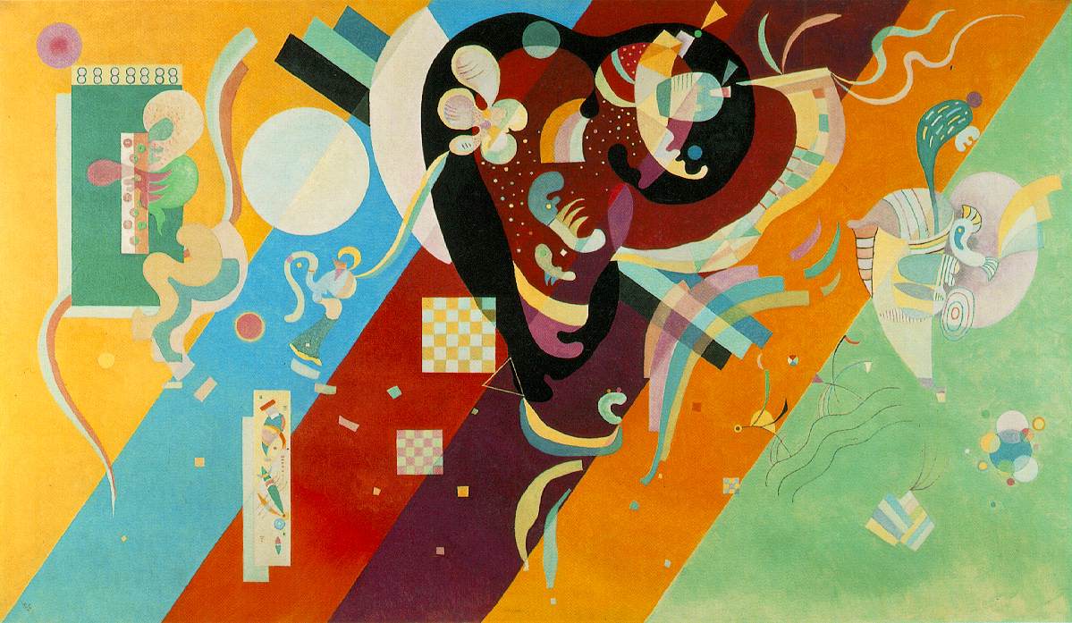 Reproduction du tableau « Composition IX - Vassily Kandinsky » par Alpha Reproduction en peinture à l’huile