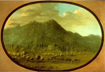 Vue sur les montagnes de cristal - George Catlin