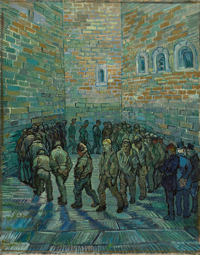 Reproduction du tableau « La Ronde des prisonniers - Vincent van Gogh » par Alpha Reproduction en peinture à l’huile