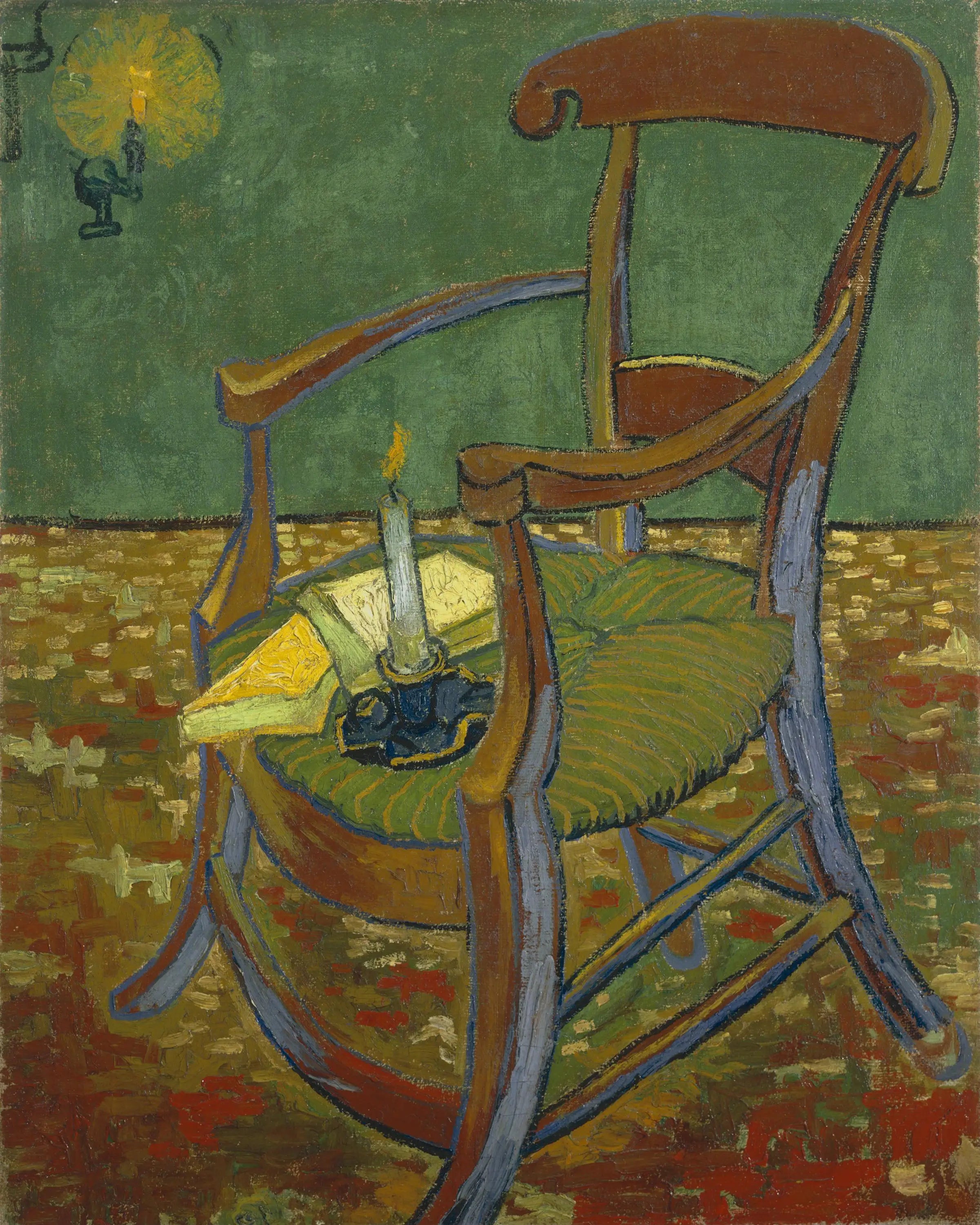 Reproduction du tableau « Le Fauteuil de Paul Gauguin - Vincent van Gogh » par Alpha Reproduction en peinture à l’huile