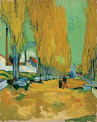 Reproduction du tableau « Les Alyscamps - Vincent van Gogh » par Alpha Reproduction en peinture à l’huile