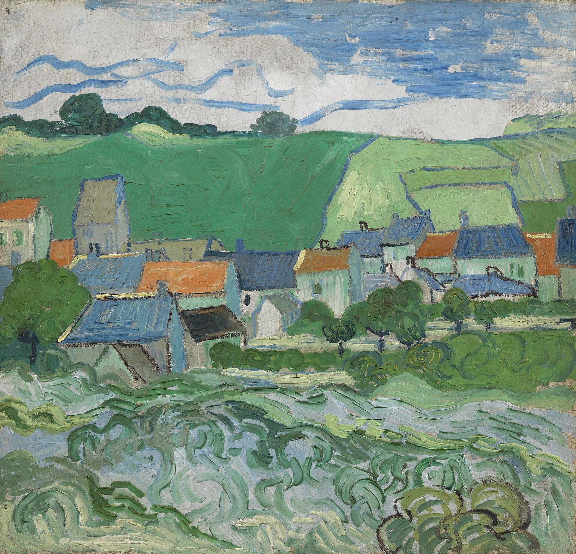 วิวของอูแวร์ - Vincent van Gogh