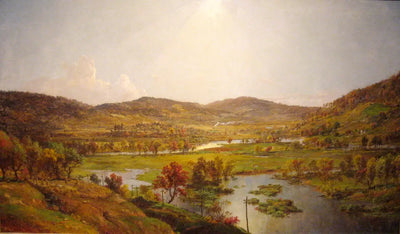 Plaines de Sidney avec l’union des rivières Susquehanna et Unadilla - Jasper Francis Cropsey - Alpha Reproduction