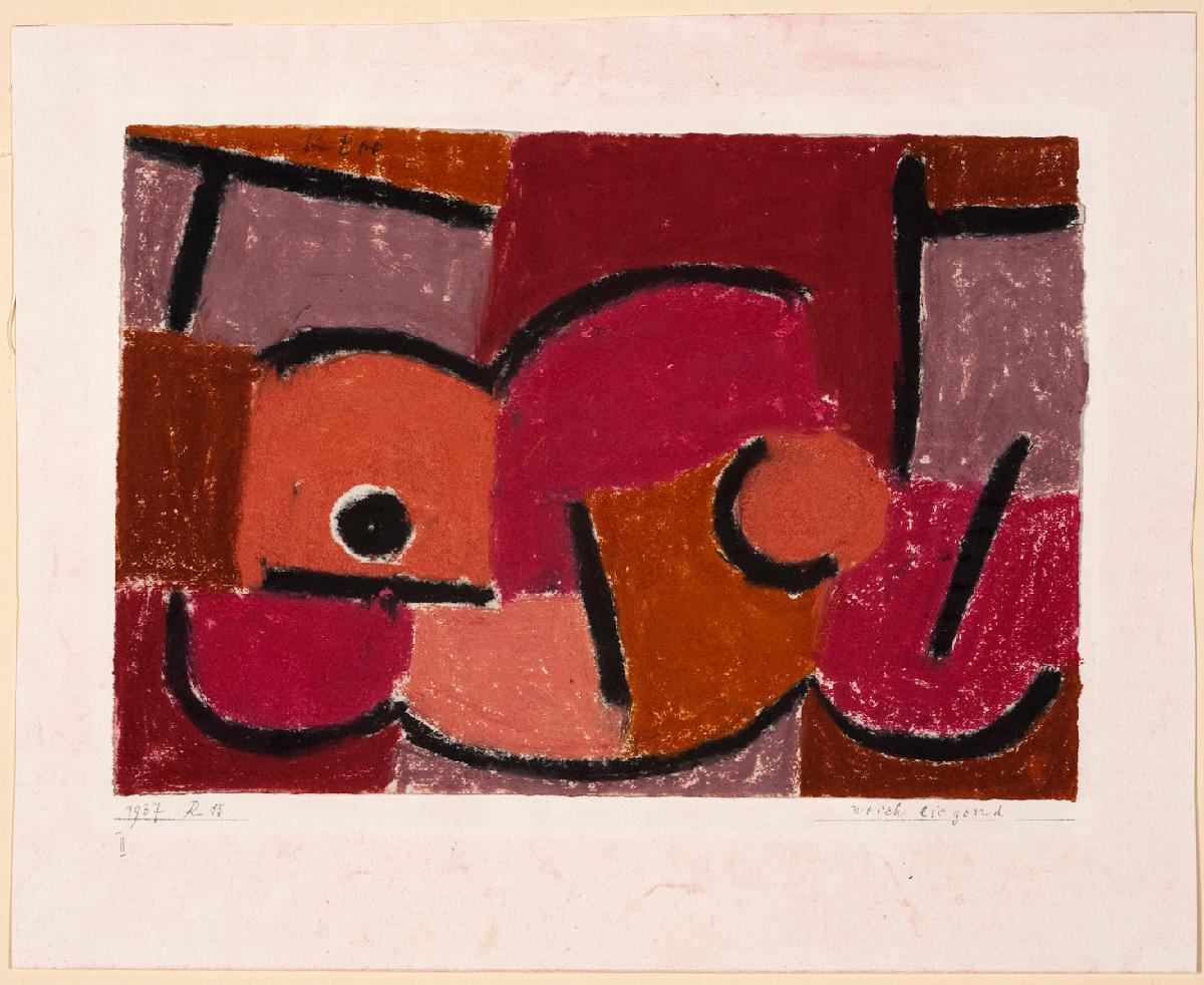 Weich liegend, 1937 — Paul Klee