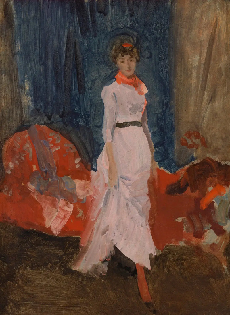 การจัดเรียงในสีชมพู สีแดง และสีม่วง - เจมส์ แอบบอตต์ แมคเนลล์ วิสเลอร์