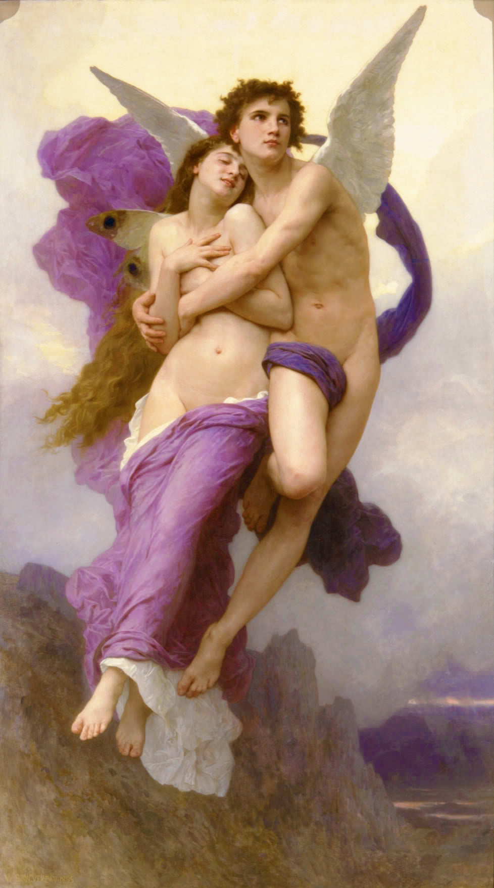 L'Enlèvement de Psyché - William-Adolphe Bouguereau