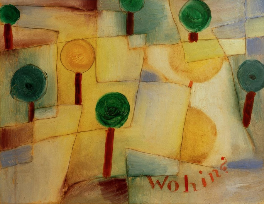 Wohin?, 1920 - Paul Klee