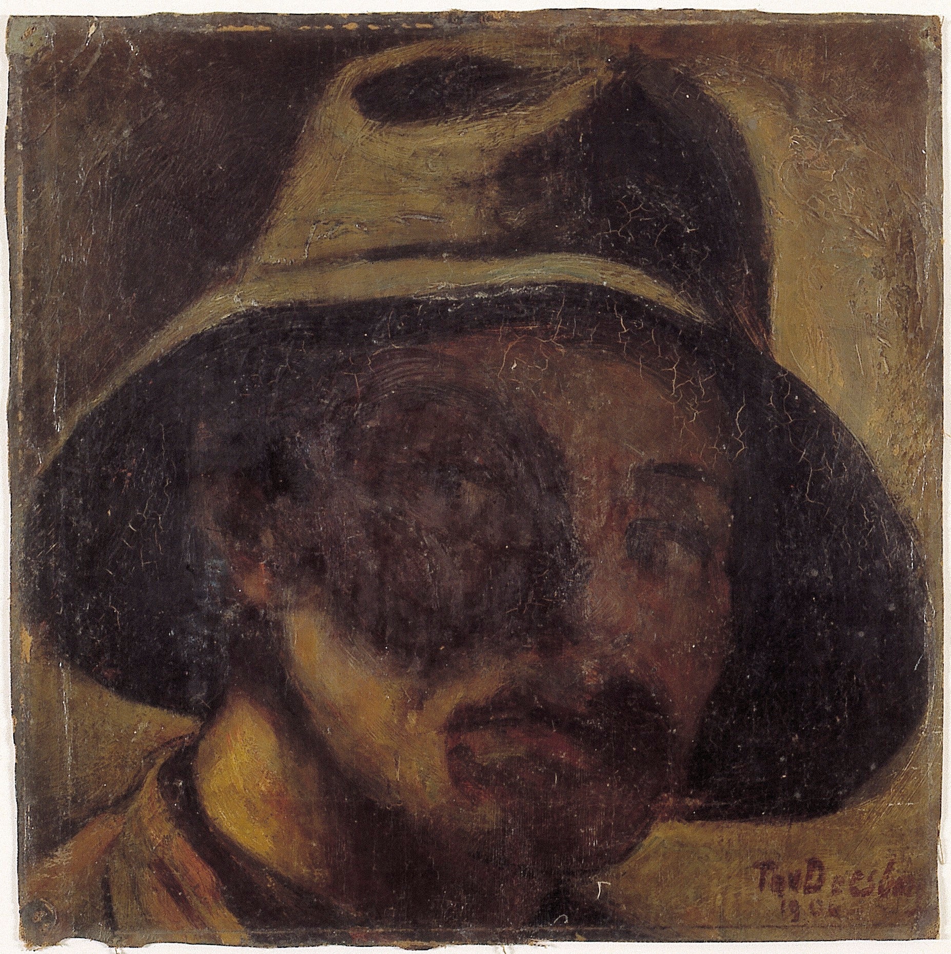 Tête d'ouvrier - Theo van Doesburg