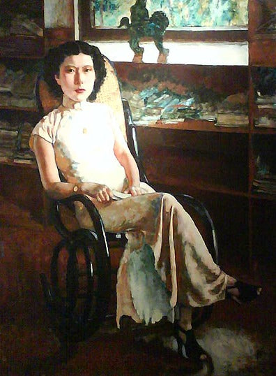 Portrait de Miss Jenny - Xu Beihong