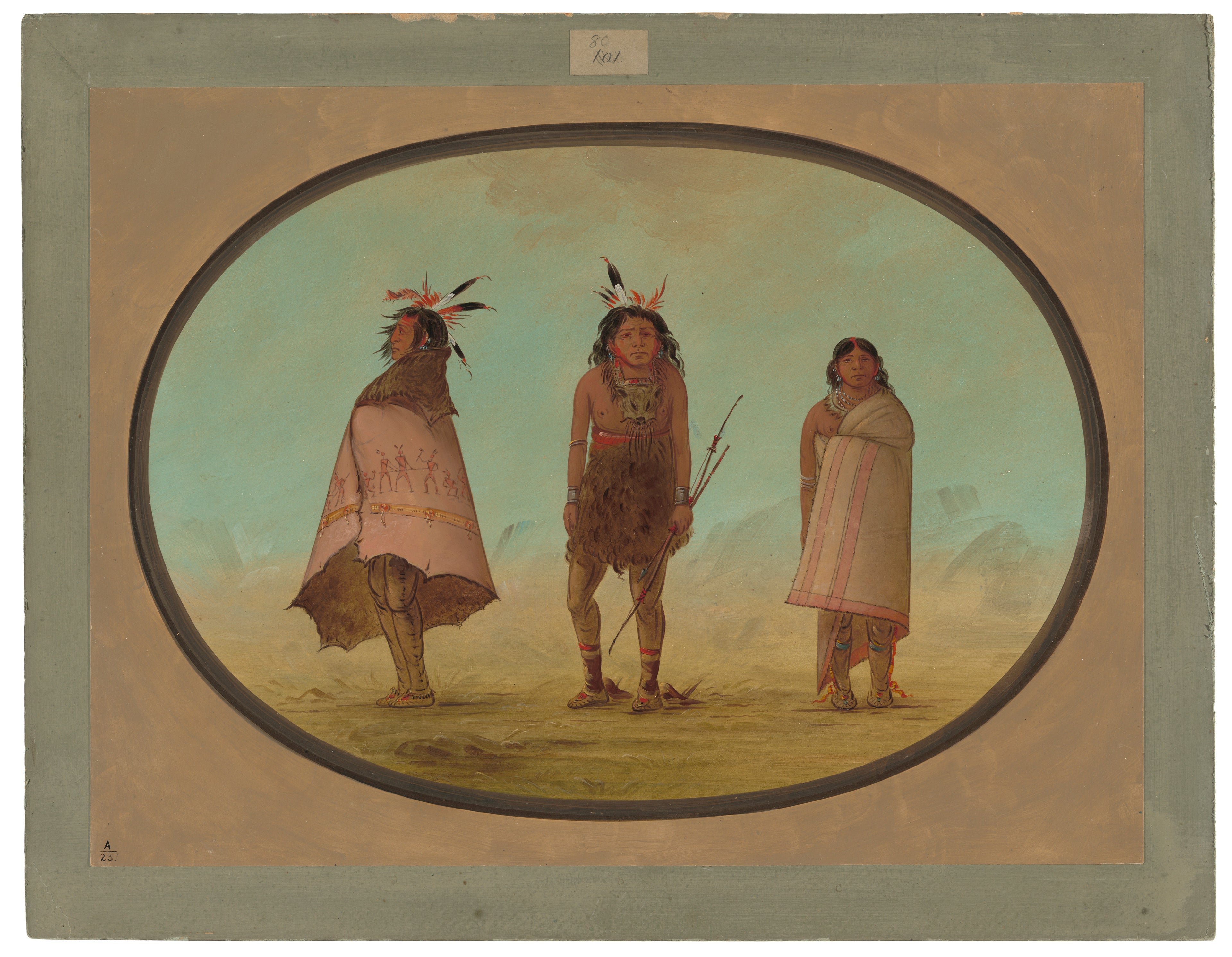 Yntah, un guérisseur, un guerrier et une femme - George Catlin