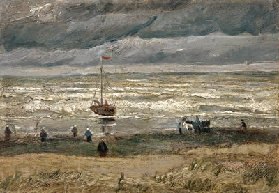 วิวทะเลที่เชฟเวนิงเกน - Vincent van Gogh