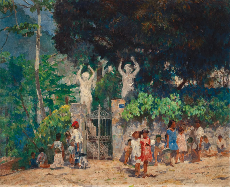 A caminho da escola - Eliseu Visconti