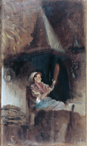 ข้างเตาไฟ - Giuseppe De Nittis