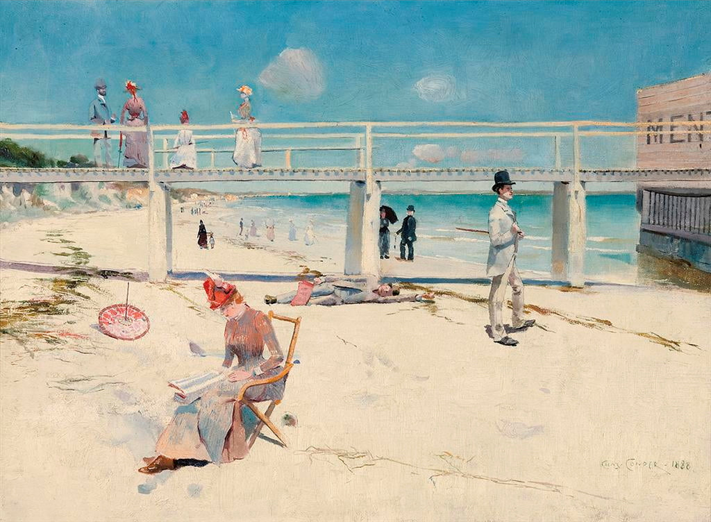 A Holiday at Mentone - Charles Conder
