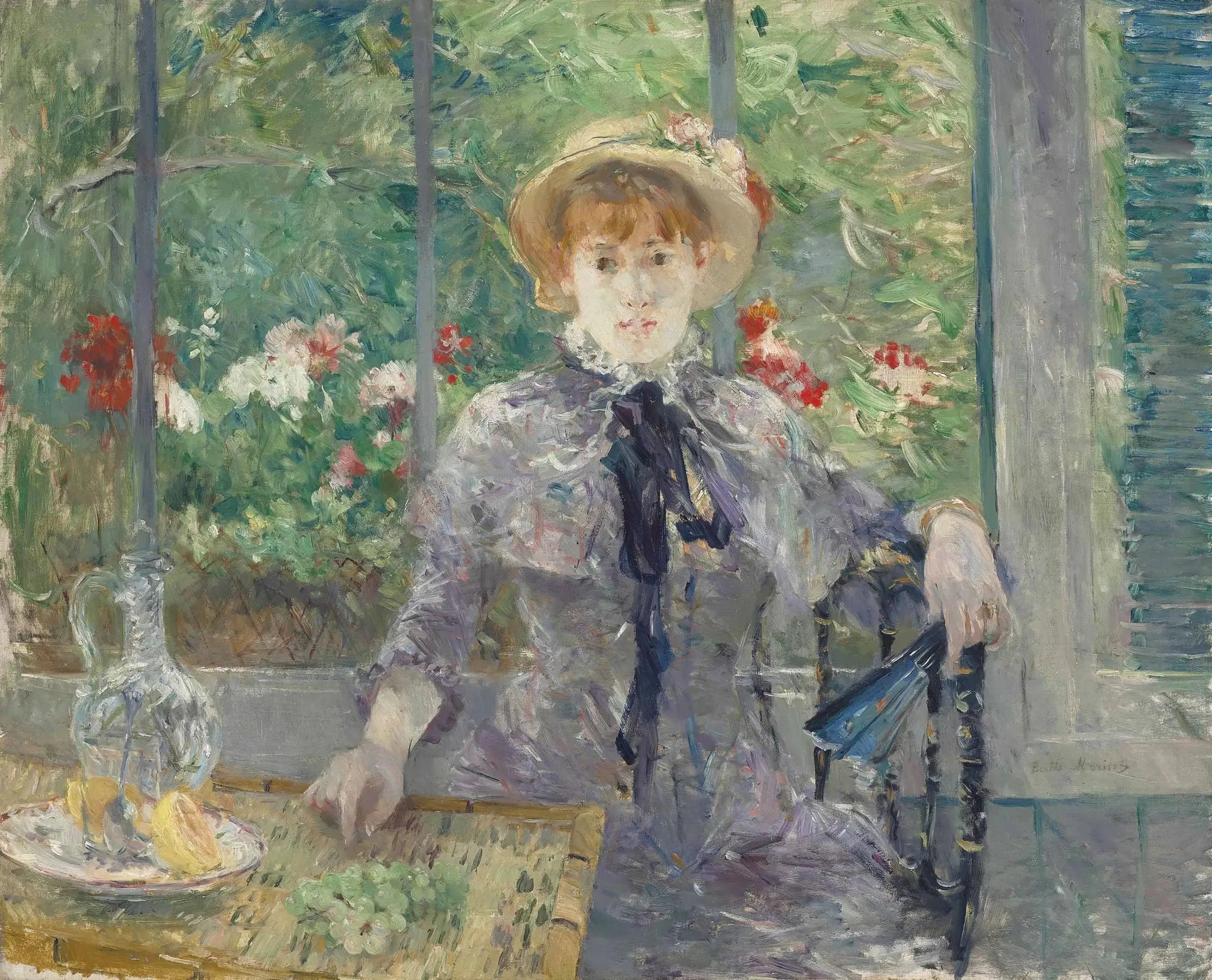 À la campagne - Berthe Morisot image 1 reproduction de peinture à l’huile