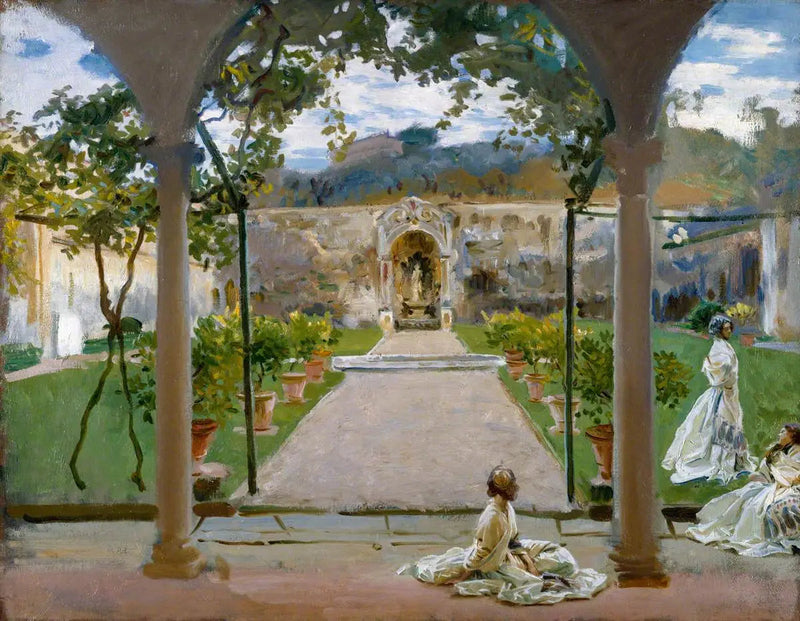 ที่ Torre Galli: สตรีในสวน - John Singer Sargent