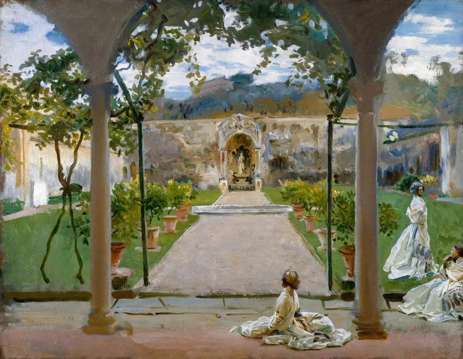 ที่ Torre Galli: สตรีในสวน - John Singer Sargent
