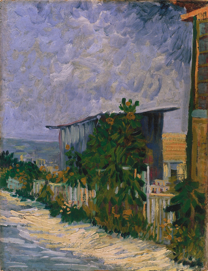 ที่พักในมงมาร์ตร์ - Vincent van Gogh