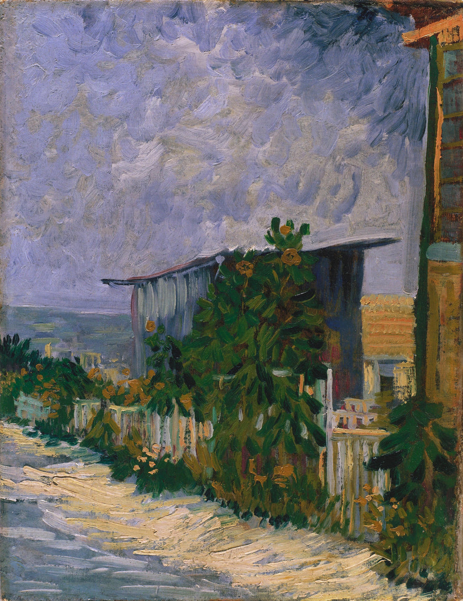 ที่พักในมงมาร์ตร์ - Vincent van Gogh