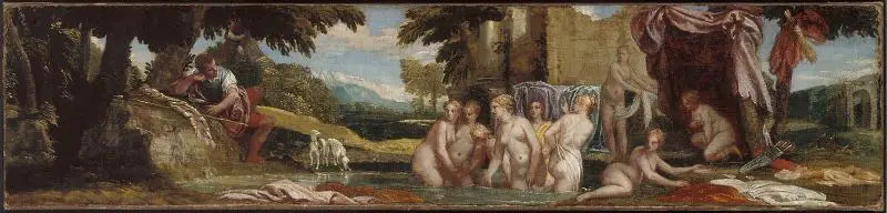 Actéon regardant Diane et ses nymphes se baigner - Paul Véronèse - Alpha Reproduction