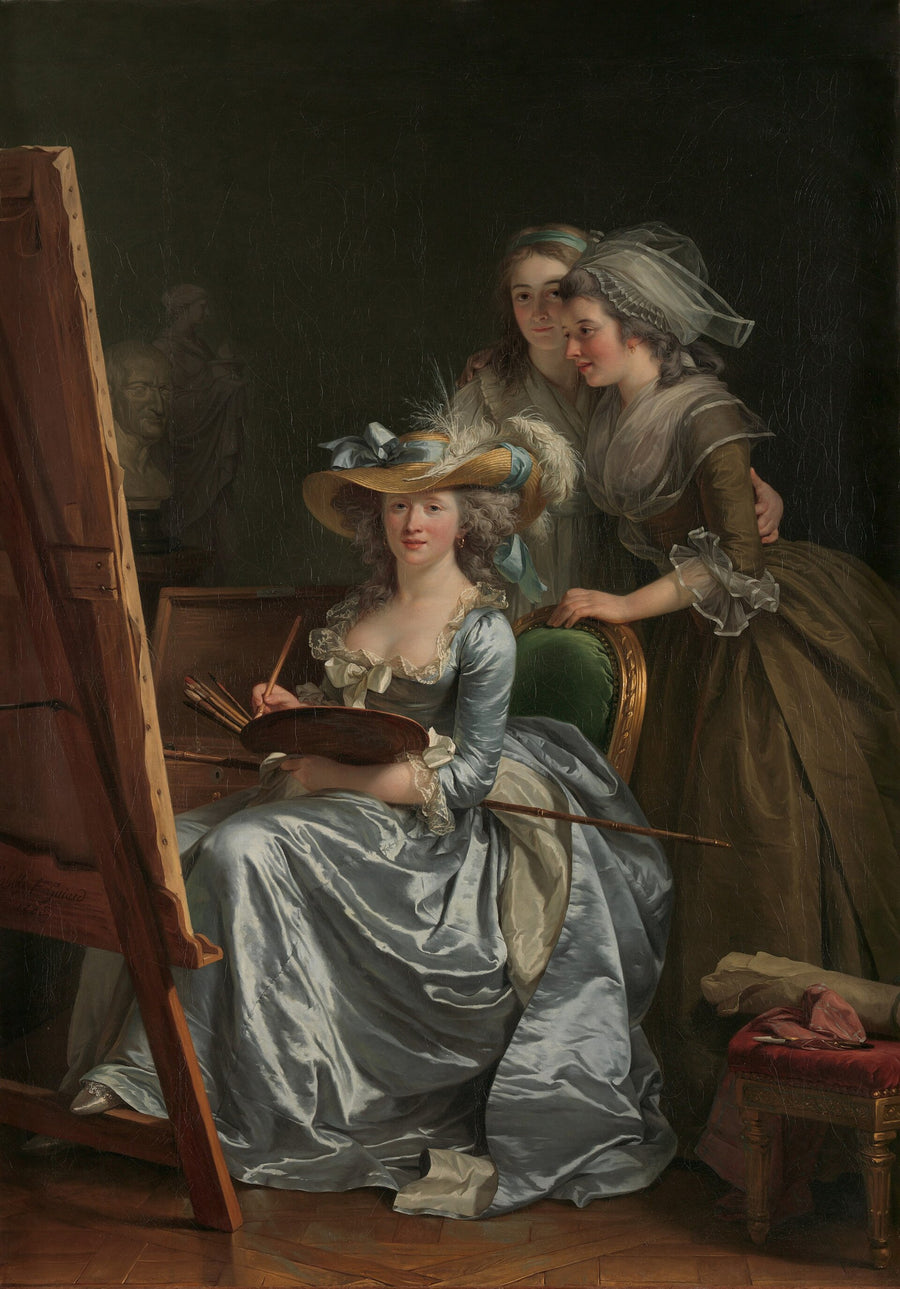 Autoportrait avec deux élèves - Adélaïde Labille-Guiard