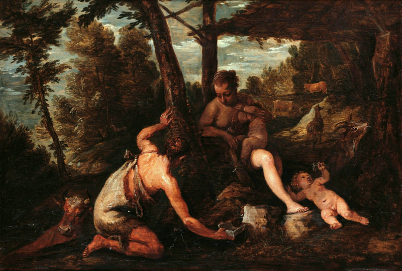 Adam et Eve expulsés du Paradis - David Teniers le Jeune
อาดัมและอีฟถูกขับออกจากสวรรค์ - เดวิด เทเนียร์ส เดอ จูเนียร์