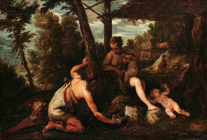 Adam et Eve expulsés du Paradis - David Teniers le Jeune
อาดัมและอีฟถูกขับออกจากสวรรค์ - เดวิด เทเนียร์ส เดอ จูเนียร์