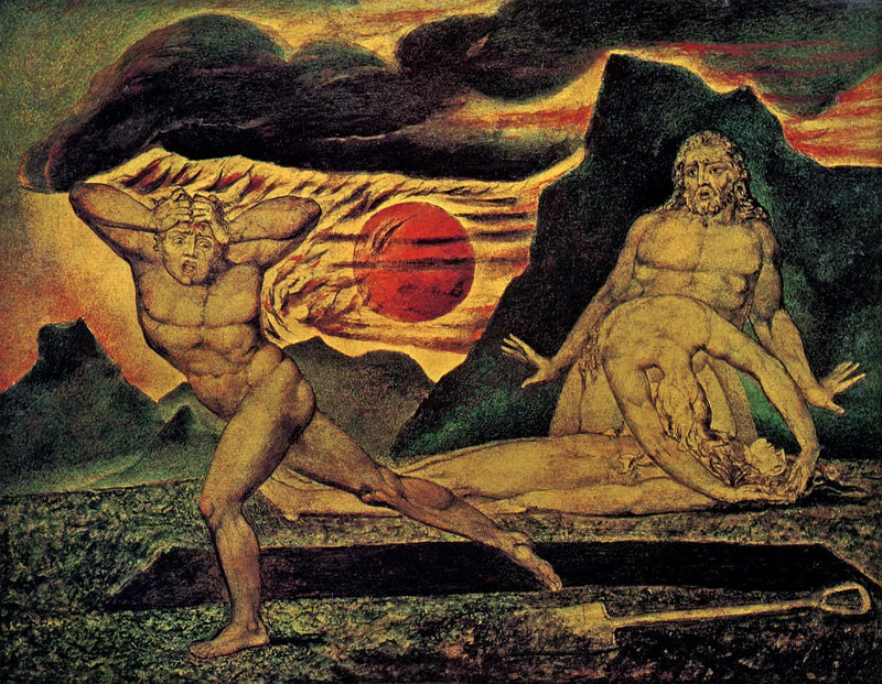 Adam et Ève trouvant le corps d'Abel - William Blake
อาดัมและอีฟพบร่างของอาเบล - วิลเลียม เบลค