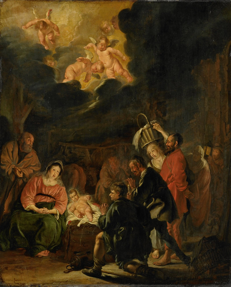 L'Adoration des bergers - Pieter Codde