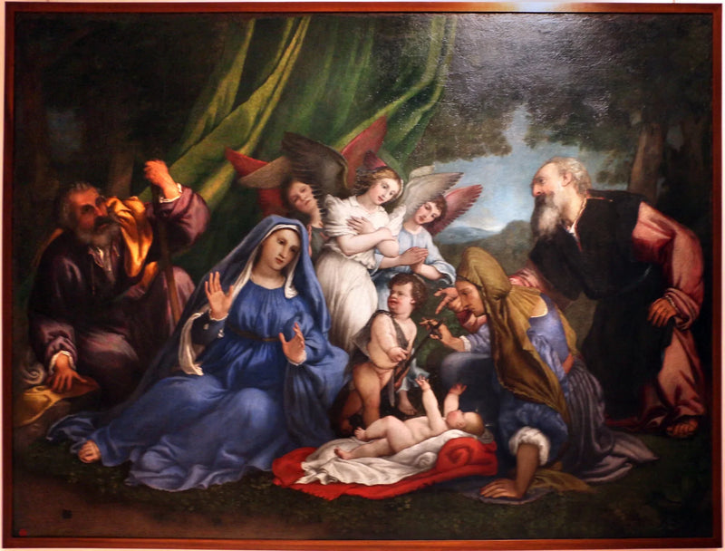 บูชาทารก - Lorenzo Lotto