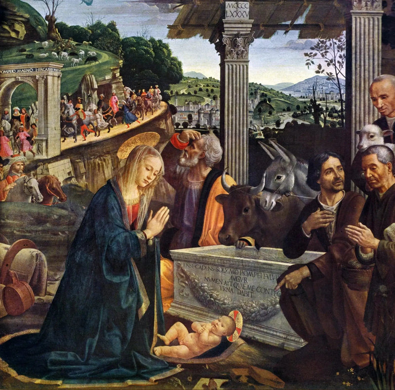 บูชาผู้เลี้ยงแกะ - Domenico Ghirlandaio