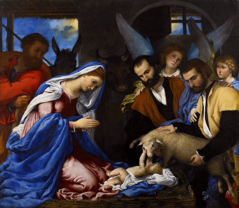 การนมัสการของคนเลี้ยงแกะ - Lorenzo Lotto
