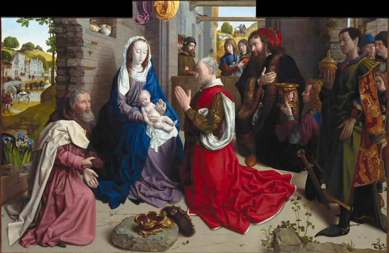 Adoration des Mages - Hugo van der Goes
การบูชาของพระราชา - ฮูโก ฟาน เดอร์ โกส