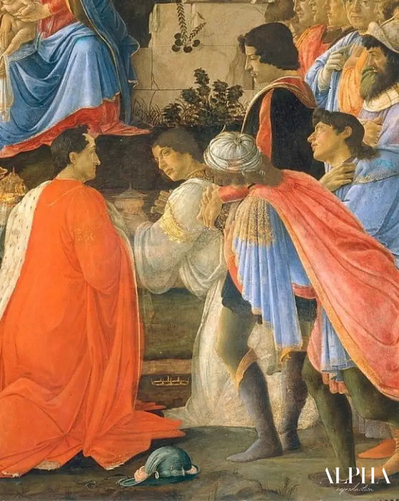 Adoration des Rois, Det - Sandro Botticelli - Reproductions de tableaux et peintures haut de gamme