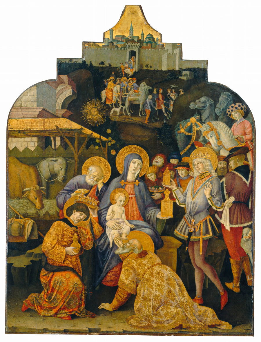 L'Adoration des mages - Benvenuto di Giovanni